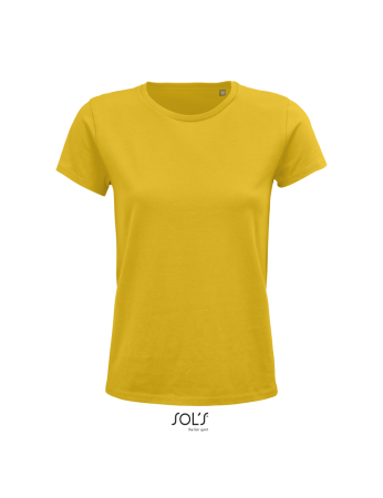 T-Shirt με οργανικό βαμβάκι (Crusader women 03581) χρυσό
